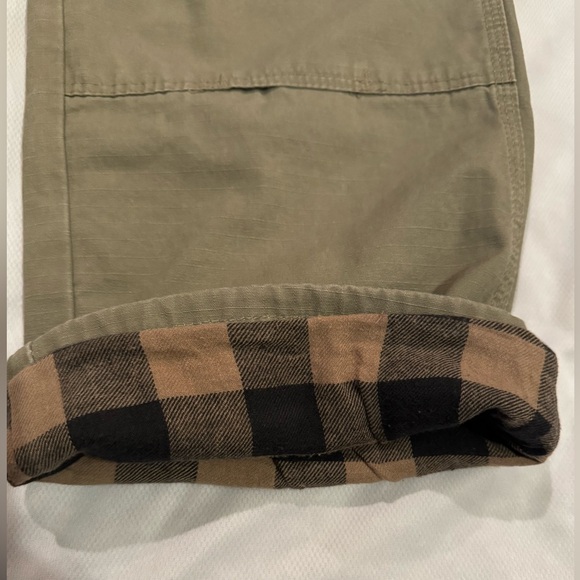 Riggs Workwear Ripstop Flannel lined Cargo pants by Wrangler, Men’s 36 x 32, GUC - Picture 3 of 5